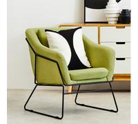 Orsina Green Chair, Velvet Bedroom Chair, Stain-Resistant Armchair for Living Room, Versatile Lounge Chair Orsina Green