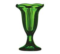 Vidrio Green Coloured Glass Sundae Dish - Green