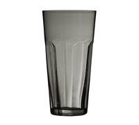 Orsina Green Glass Tumbler, Highball Glass Tumbler, Vintage Drinking Glass, Retro Drinking Glass, Green Tumbler in Grey Orsina Grey