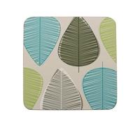 Premier Housewares Leaf Coasters - Green, Set of 4