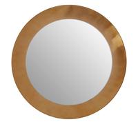 Orsina Grenoble Gold Finish Round Wall Mirror Orsina Gold