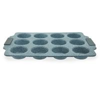 Orsina Grey 12 Muffin Tray | Marble Finish Muffin Oven Tray, Non-Stick Baking Tray for Perfet Muffins Orsina Grey