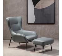 Orsina Grey Armchair And Footstool