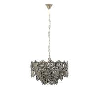 Orsina Grey Glass Modern Chandelier