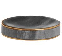 Grey Marble Range Grey Marble Brass Soap Dish Premier Housewares Grey One Size