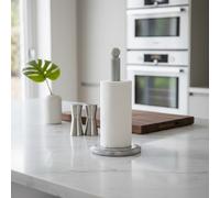 Kitchen Roll Holder, Marble, Grey