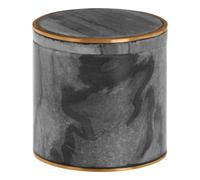Orsina Grey Marble Range Grey Marble Brass Storage Pot Orsina Grey