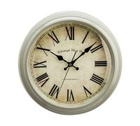 Premier Housewares Plastic Wall Clock - Vermont Grey, Grey