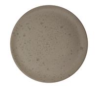 Orsina Grey Salad Plate, Stoneware Plate With Speckled Design, Dinnerware Plate With Smooth Texture & Raised Edges Orsina Grey