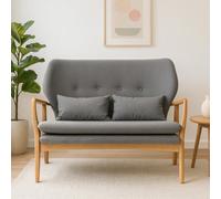 Premier Housewares Stockholm Sofa - Grey