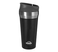 Orsina Grey Travel Mug, Leak-Proof Insulated Thermos Cafe Cup, Reusable Coffee Mug, Double Walled Mug, Ideal For Drinks in Black Orsina Black