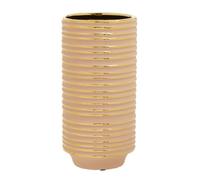 Haldis Small Ceramic Vase Premier Housewares Gold One Size