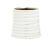 Orsina Haldis Small White Silver Ceramic Planter Orsina White