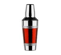 Orsina Hammered Cocktail Shaker in Red Orsina Red