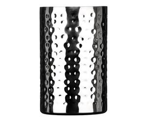 Orsina Hammered Effect Champagne Cooler in Silver Orsina Silver