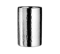 Premier Housewares Wine Cooler - Hammered Stainless Steel, H20 x W12 x D12cm, Red