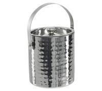 Premier Housewares Ice Bucket - Stainless Steel, Silver