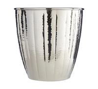 Orsina Hammered Waste Bin in Silver Orsina Silver