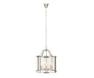 Orsina Hampstead 6 Bulb Chrome Pendant Light in Silver Orsina Silver