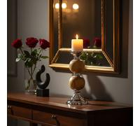 Orsina Hampstead Medium Pillar Candle Holder in Natural Orsina Natural