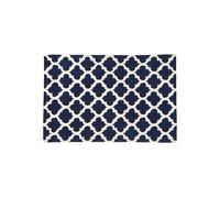 Premier Housewares Small Kensington Townhouse Rug - Navy/White, Blue