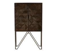 Orsina Handcrafted Cabinet, Mango Wood Constructed Storage Cabinet, Durable Design Sideboard Cabinet For Bedroom in Brown Orsina Brown