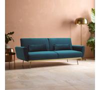 Orsina Hatton Green Velvet Sofa Bed