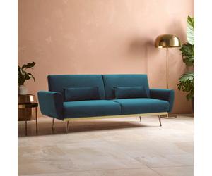 Orsina Hatton Green Velvet Sofa Bed