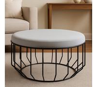 Orsina Hayes Round Cage Style Metal Stool
