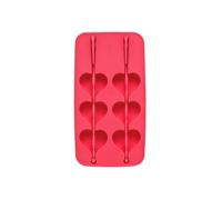 Hearts Shaped Ice Cube Tray, Unique Ice Cube Tray, Thermoplastic Rubber Ice Freezing Tray Premier Housewares Pink One Size