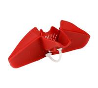 Orsina Heat Resistant Red Grease Pouring Spout, Versatile Use Pouring Spout For Efficient Cooking, Silicone Spout Orsina Red