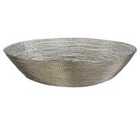 Premier Housewares Decorative Bowl, Metal Silver