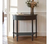 Orsina Heritage One Drawer Black Console Table