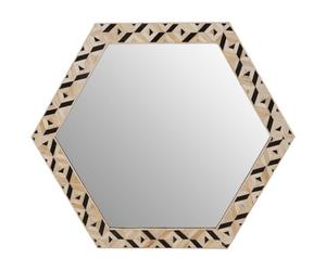 Orsina Hexagonal Shape Modern Wall Mirror
