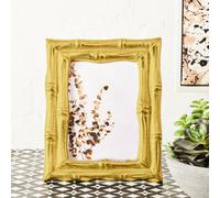 Orsina Hiba Gold Finish Bamboo Effect Photo Frame 5X7In