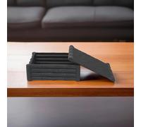 Orsina Hiba Small Black Finish Bamboo Effect Trinket Box