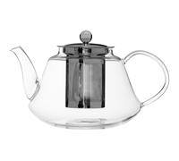 Orsina High Borosilicate Curved 1200ml Teapot in Silver Orsina Silver