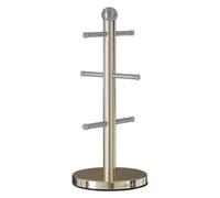 Orsina Hirano 6 Cup Gold Finish Mug Tree