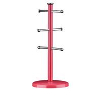 Orsina Hirano Hot Pink Metal Mug Tree Orsina Pink