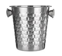 Honey Bee Wine Cooler with Handles, Stainless Steel - Silver