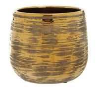 Interiors By Ph Large Ceramic Metallic Planter