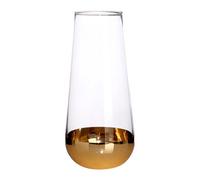 Premier Horizon Vase, Clear Glass/Gold