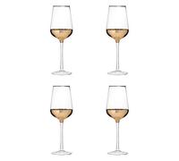 Interiors by Premier Wine Glasses Horizon Gold Dipped Set of 4