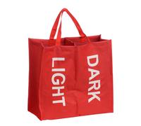 Orsina Hot Pink 2-Section Laundry Bag With Handles, Dual-Compartment Design For Easy Sorting, Lightweight in Red Orsina Red