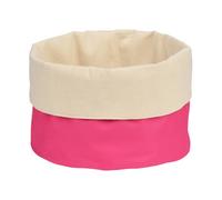 Orsina Hot Pink And Pink Cream Folded Design Bread Basket