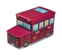 Hot Pink Box and Seat, Easy to Maintain Children Bedroom Seat, Adjustable Playroom Accessories Premier Housewares Pink One Size