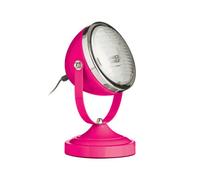 Orsina Hot Pink Retro Spot Desk Lamp, Adjustable Chrome Table Light, Modern Desk Light Fixture, Pink Metal Lamp
