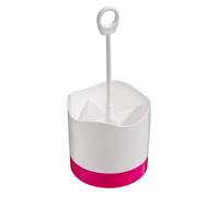 Premier Housewares 4 Compartment Cutlery Caddy - Hot Pink/White