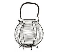 Orsina Hygge Matte Black Egg Basket