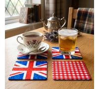 Orsina I Love UK Coasters - Set of 4 Orsina Multicolor